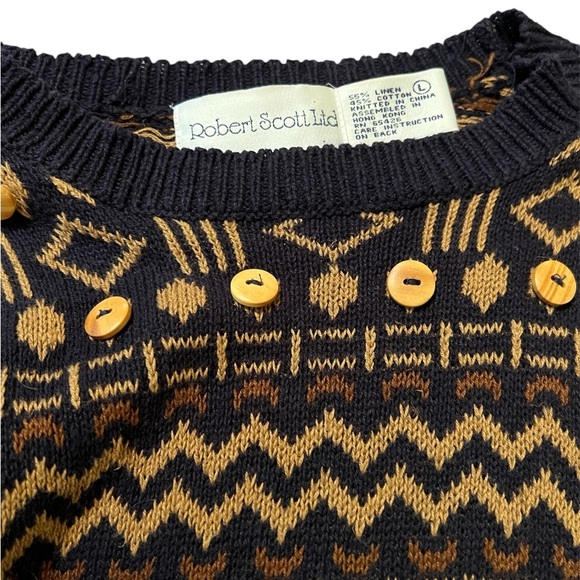 Robert Scott vintage women’s tunic sweater. - Picture 4 of 5